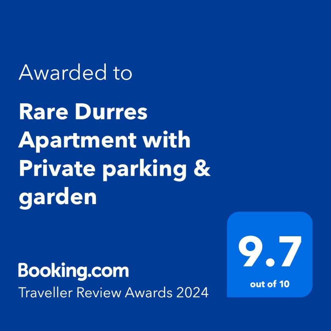 Rare Durres Apartment With Private Parking & Garden Esterno foto